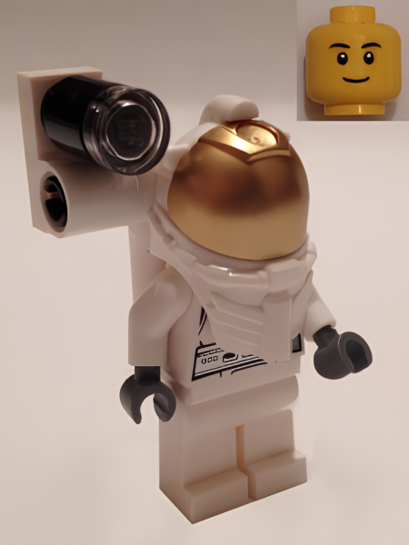 Минифигурка Lego Astronaut, Male with Side Lamp cty0561 U